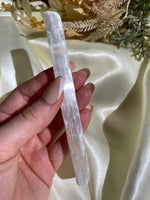 Load image into Gallery viewer, Raw Satin Spar Gypsum (Selenite) Wand - (1 Wand)
