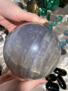 XXL Blue Rose Quartz Sphere (7+lbs)