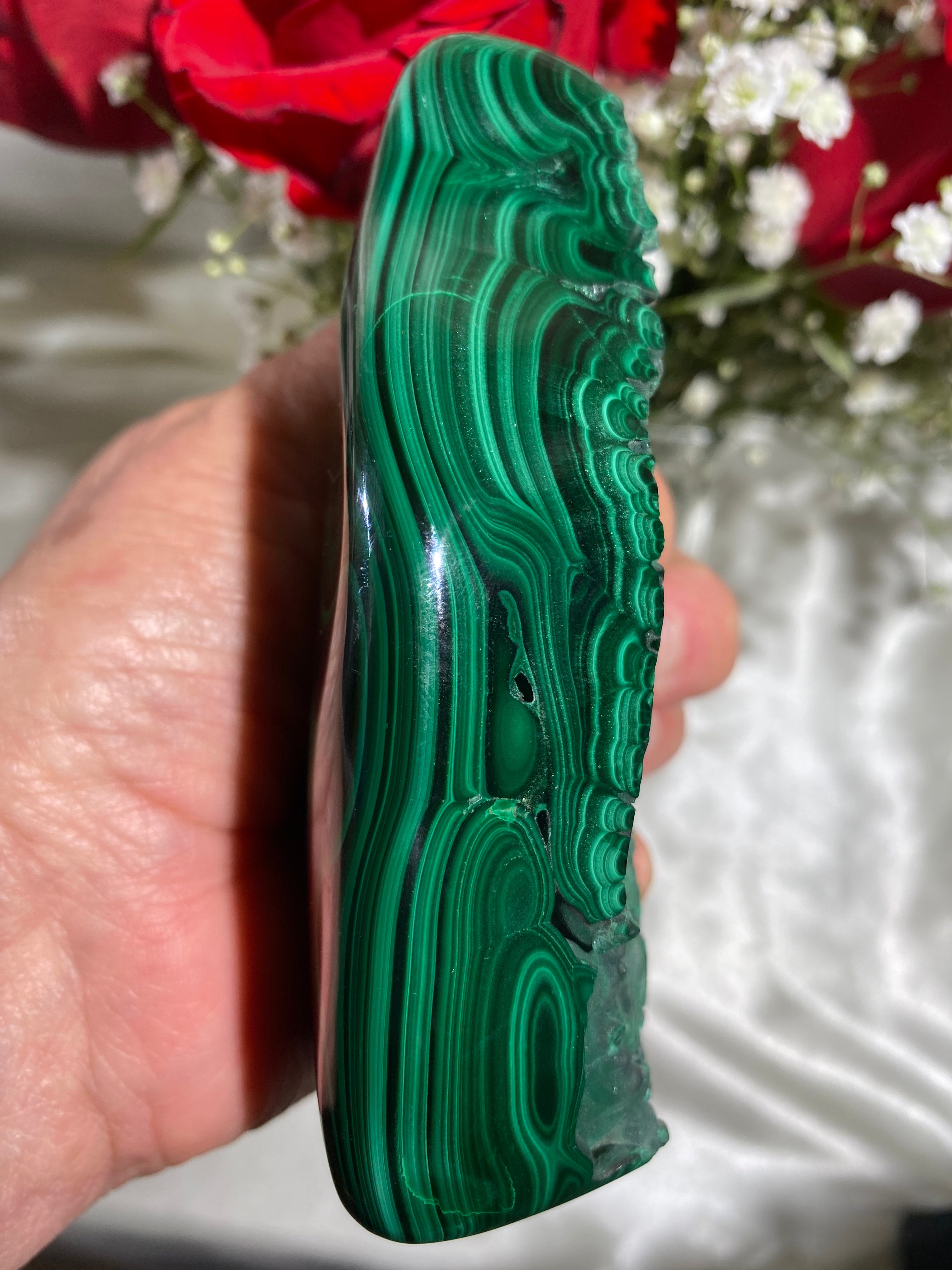 Groovy Malachite Freeform (almost 2 lbs)