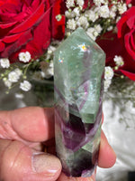 Load image into Gallery viewer, Rainbow Fluorite  Tower (FTCC)

