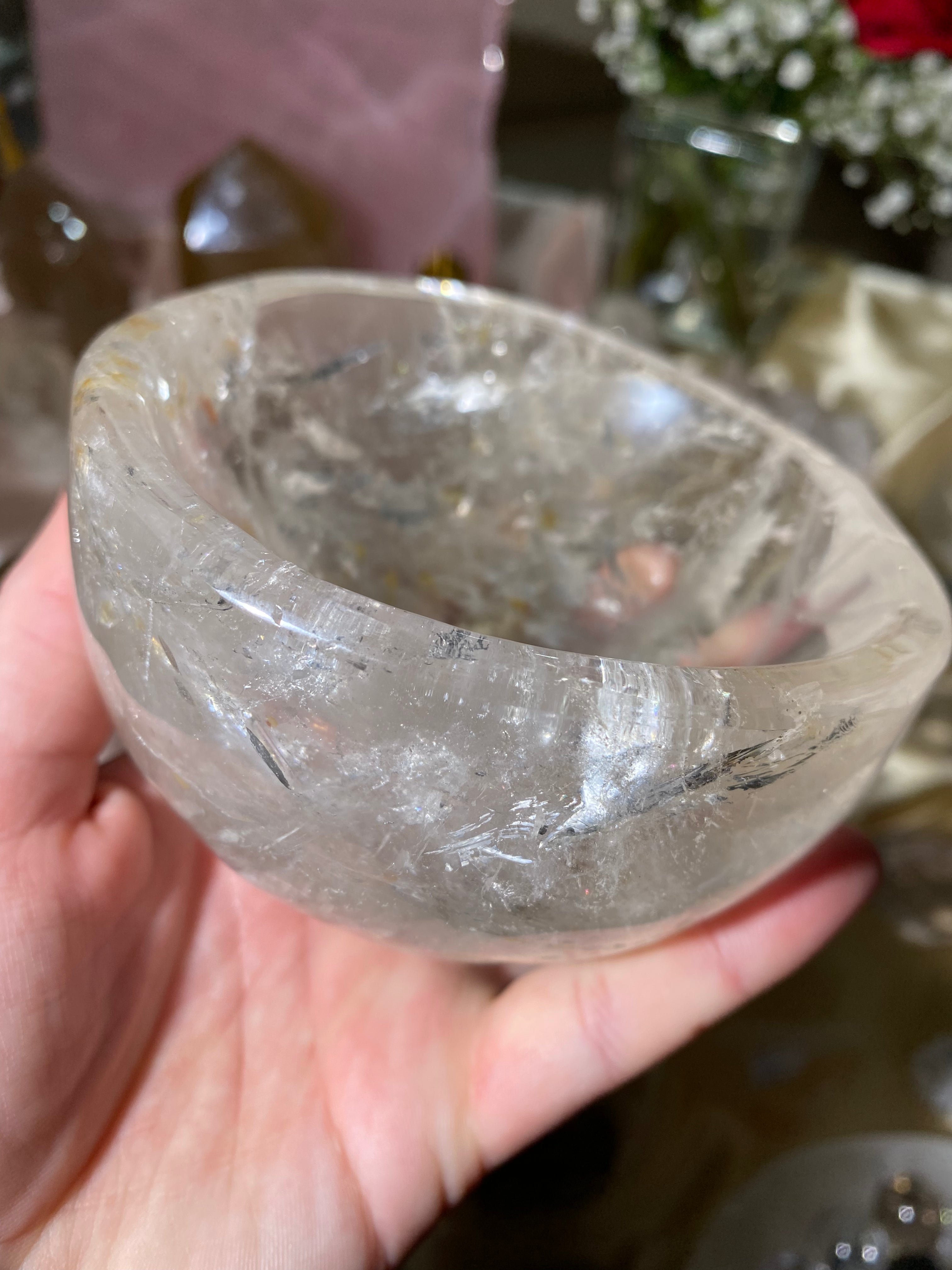 Large Clear Quartz Bowl (CBQA)