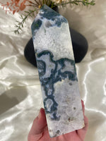 Load image into Gallery viewer, XL Moss Agate Tower (XLMA5)
