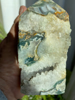 Load image into Gallery viewer, Moss Agate Tower (XLMA3)
