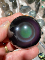 Load image into Gallery viewer, Rainbow Obsidian Sphere F
