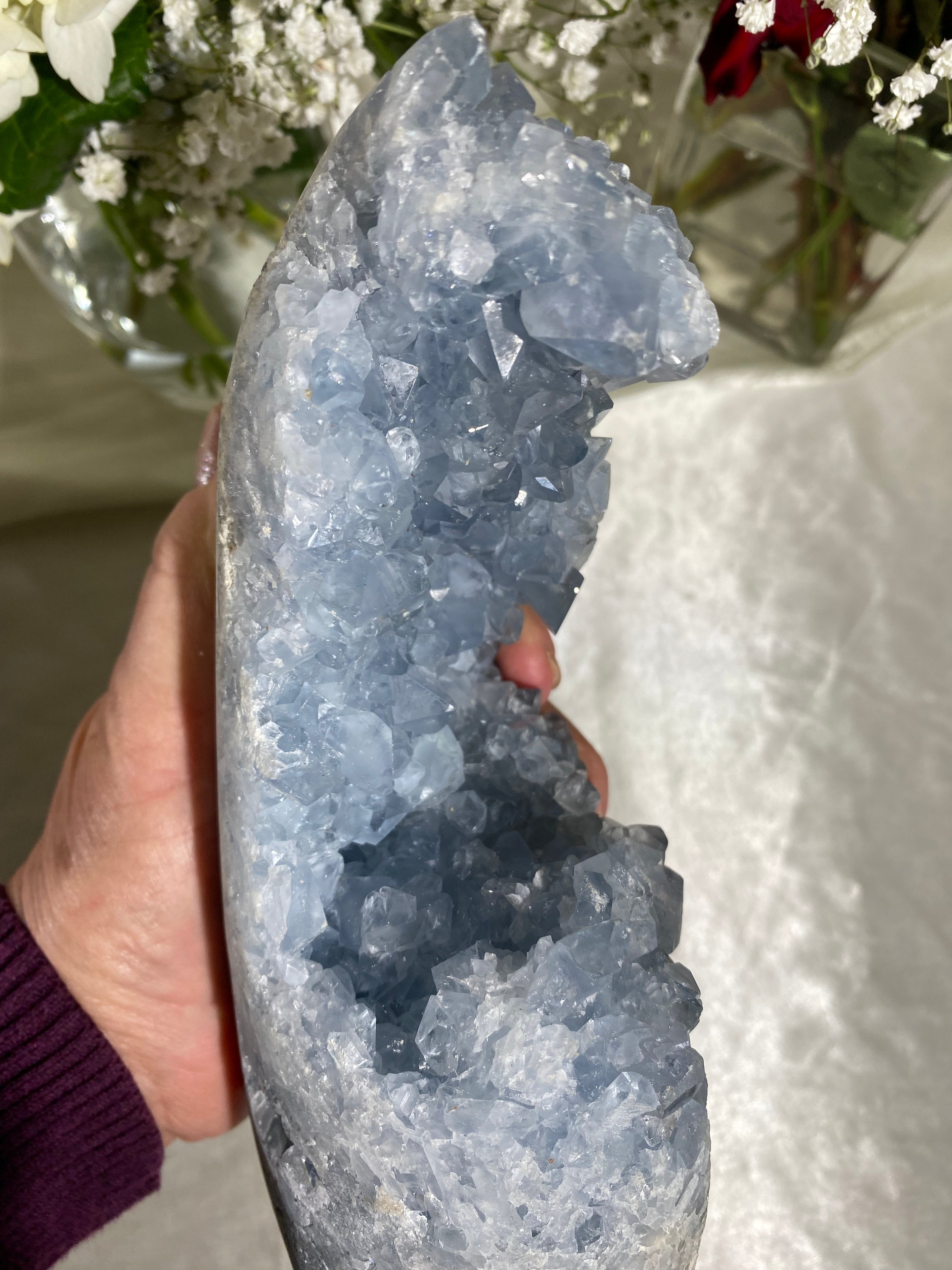 XL Celestite Self-Standing Freeform (FA)
