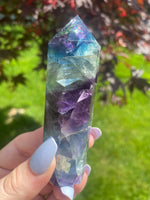 Load image into Gallery viewer, Rainbow Fluorite Towers - You Choose
