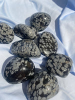 Load image into Gallery viewer, Large Snowflake Obsidian Tumble
