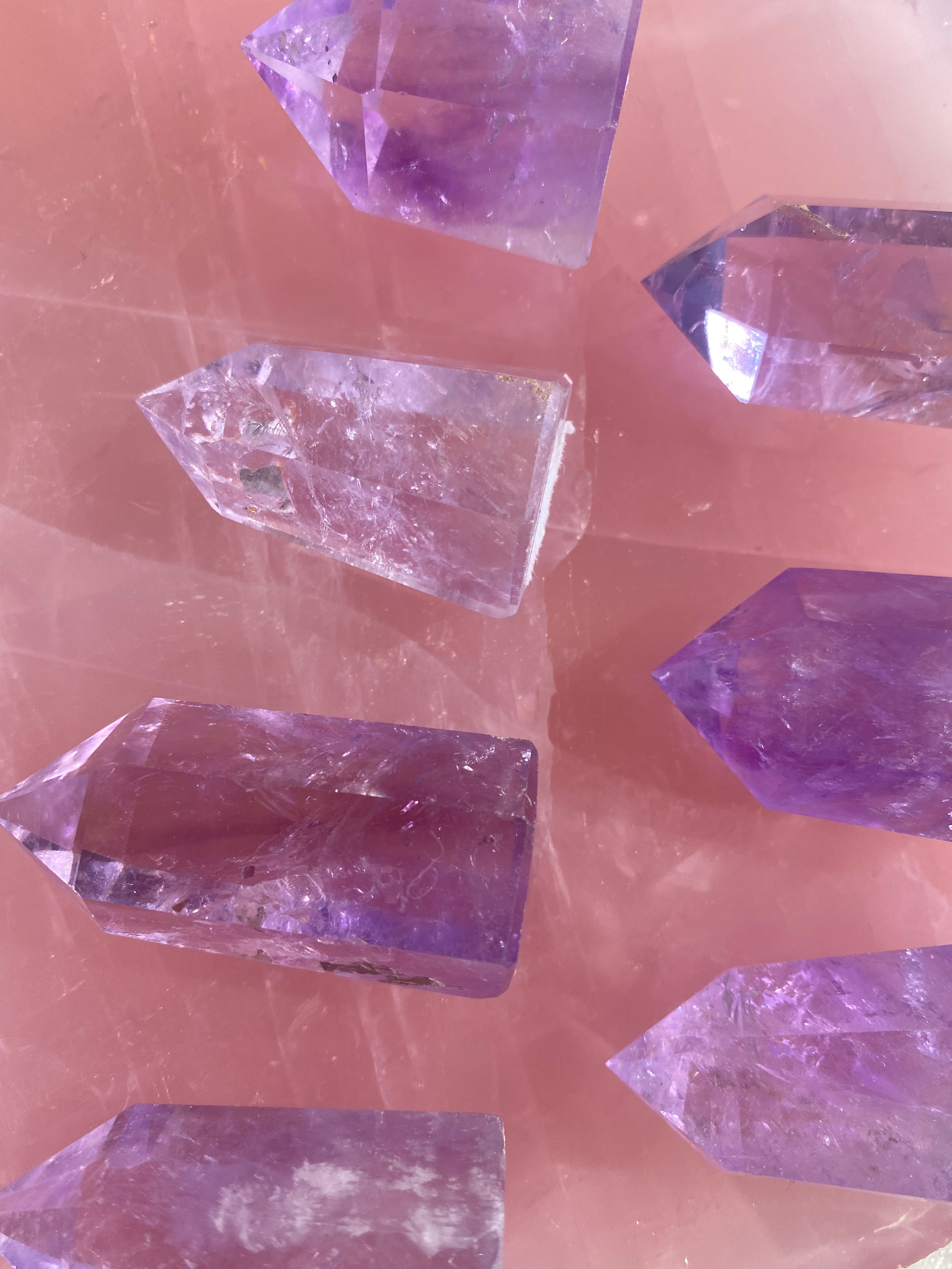 High-Quality Small Amethyst Tower (1 piece)