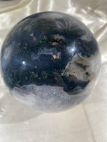 Load image into Gallery viewer, XXL Druzy Moss Agate Sphere (XMA20)
