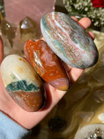 Load image into Gallery viewer, Sea Jasper Palm Stone - You Choose (G-J)
