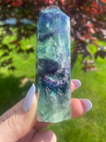 Load image into Gallery viewer, Rainbow Fluorite Towers - You Choose
