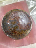 Load image into Gallery viewer, XL Druzy Moss Agate Sphere (XMA7)
