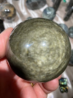 Load image into Gallery viewer, Golden Sheen Obsidian Sphere B
