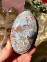 Load image into Gallery viewer, Sea Jasper Palm Stone - You Choose (G-J)
