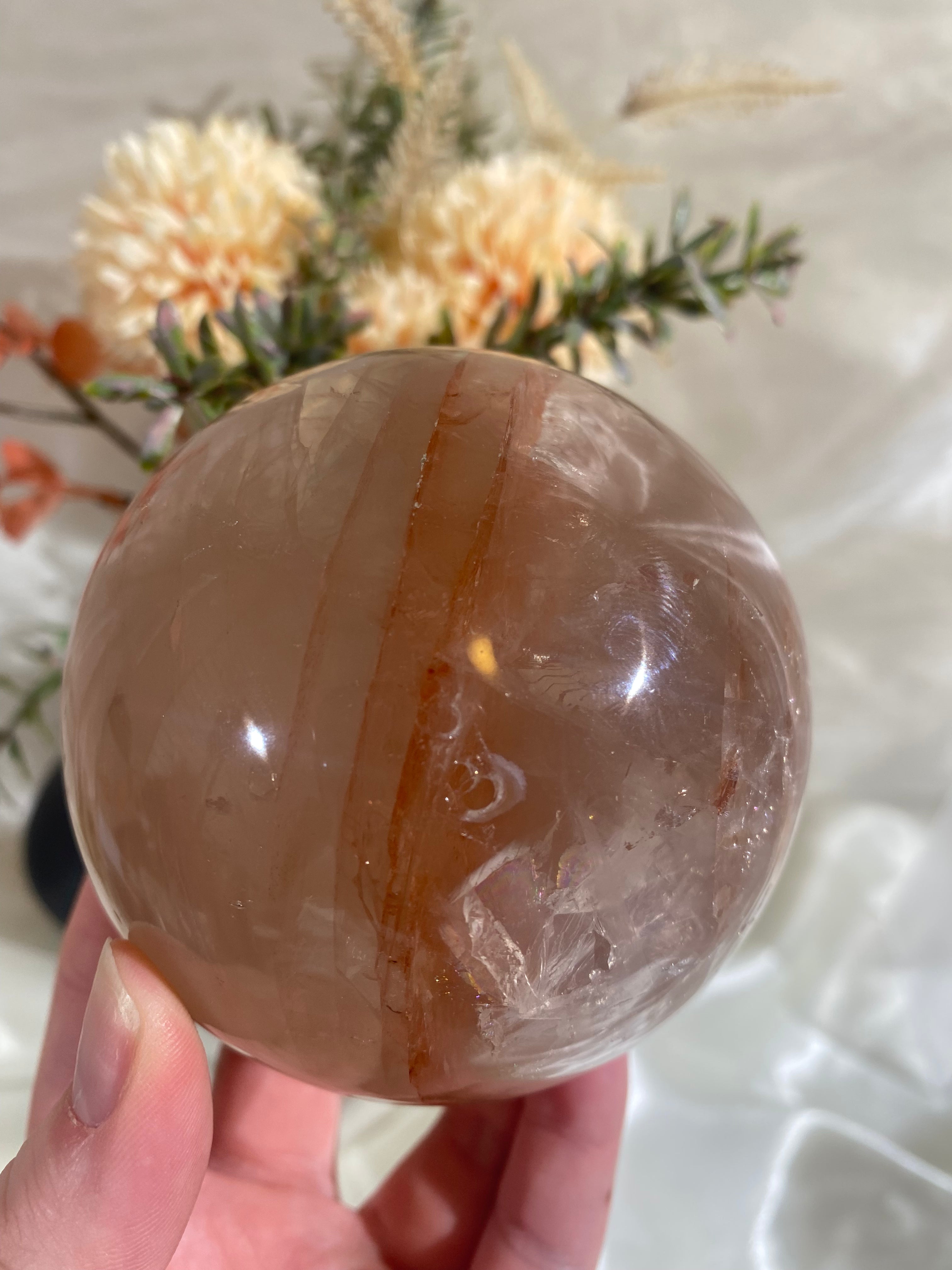 XL Fire Quartz (Hematoid Quartz) Sphere (FQS3)