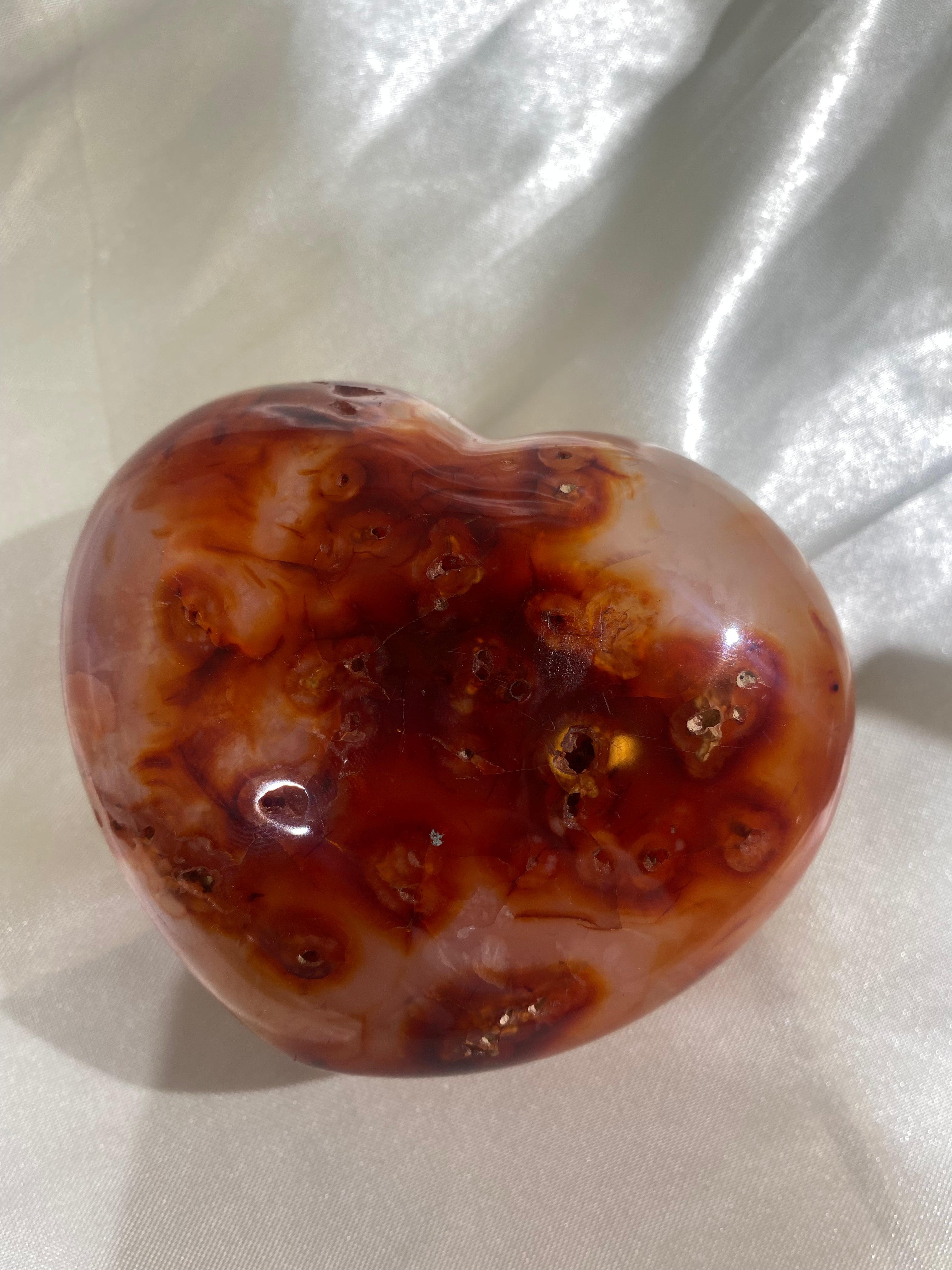 Large Carnelian Heart (CAH7)