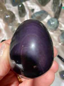 Rainbow Obsidian Egg J