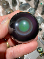 Load image into Gallery viewer, Rainbow Obsidian Sphere F
