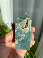 Load image into Gallery viewer, Moss Agate Tower (XLMA21)

