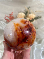Load image into Gallery viewer, Large Carnelian Sphere (CAS12)
