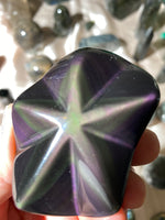 Load image into Gallery viewer, Rainbow Obsidian Star 48B
