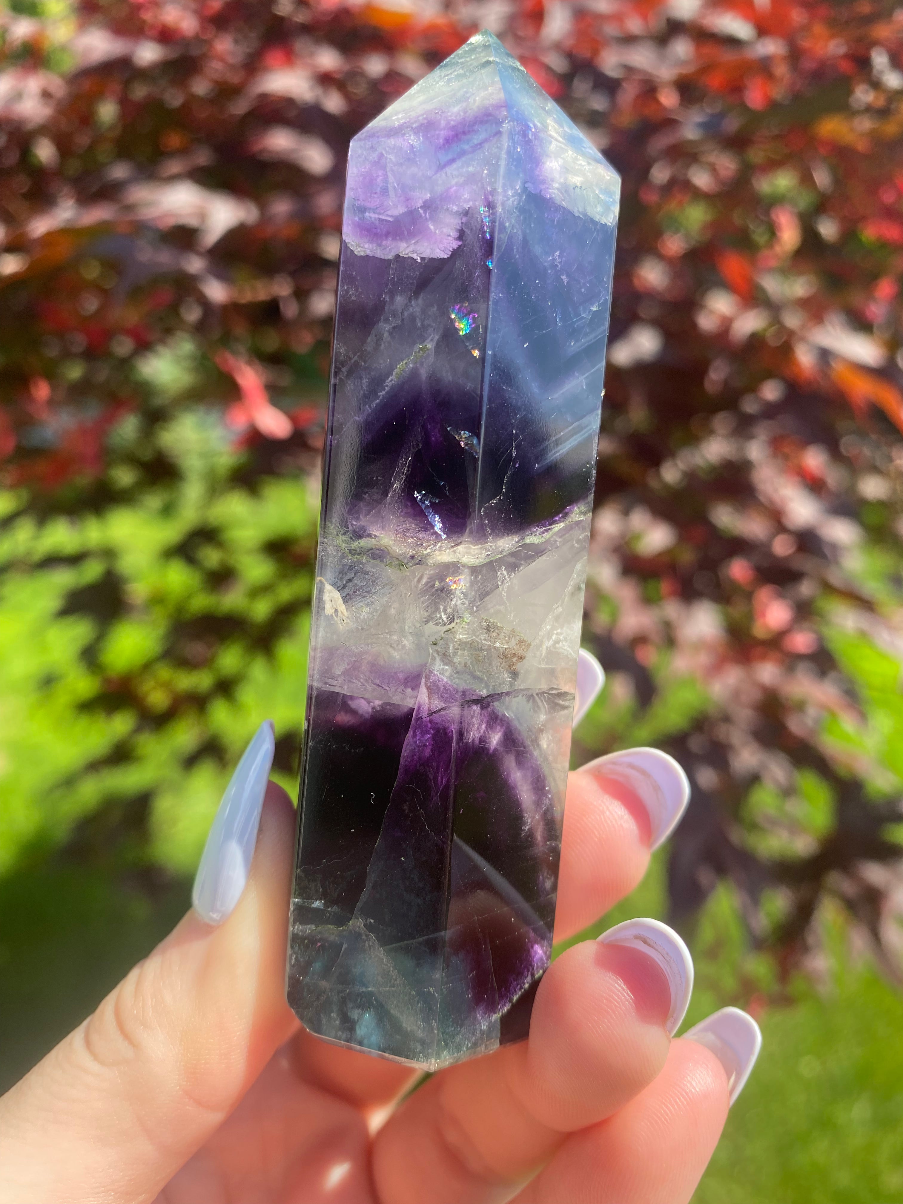 Rainbow Fluorite Towers - You Choose