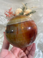 Load image into Gallery viewer, XL Carnelian Sphere (CAS4)
