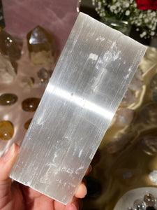 Satin Spar Charging Plate (Selenite) - (1 Piece)