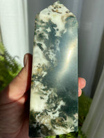 Load image into Gallery viewer, Moss Agate Tower (XLMA1)
