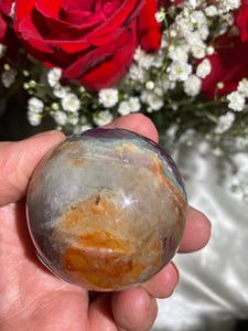 Iron-Included Fluorite Sphere (F)