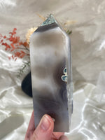 Load image into Gallery viewer, XL Moss Agate Tower (XLMA13)
