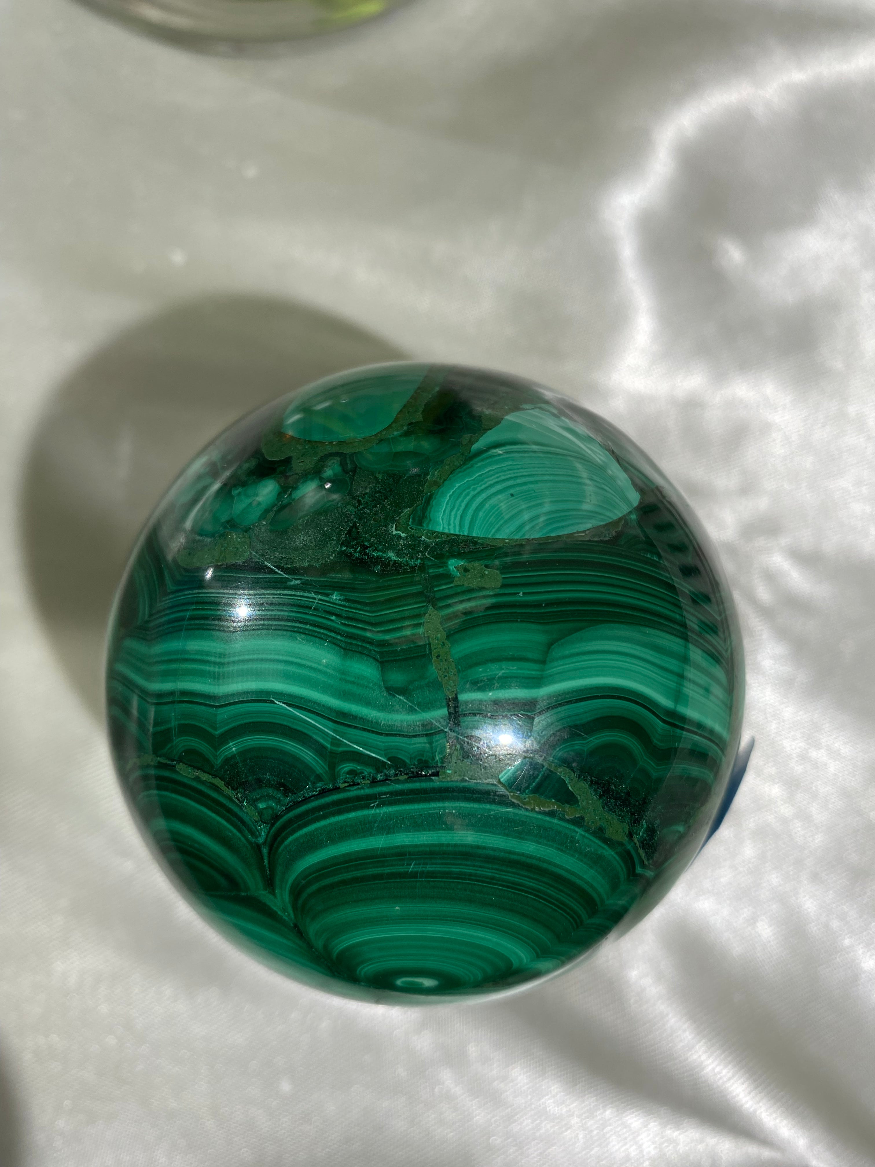 Malachite Sphere (W)
