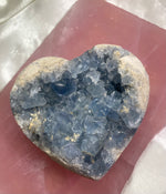 Load image into Gallery viewer, XL Celestite Heart (CEH4)
