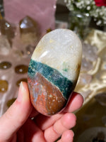 Load image into Gallery viewer, Sea Jasper Palm Stone - You Choose (G-J)
