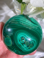 Load image into Gallery viewer, Malachite Sphere MAL218
