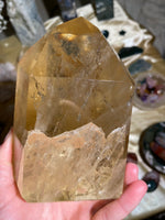 Load image into Gallery viewer, XXL Natural Honey Brazilian Citrine Tower 3.225 lbs (ZA)
