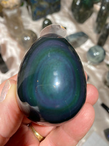 Rainbow Obsidian Egg J