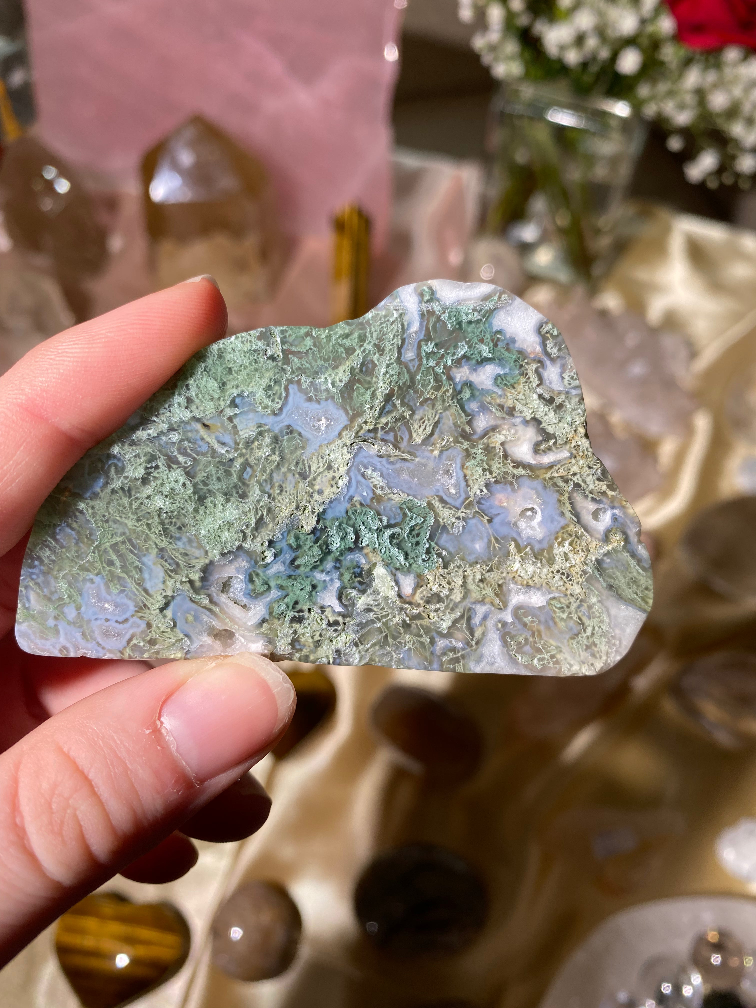 Moss Agate Cloud - You Choose