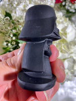 Load image into Gallery viewer, Self-Standing Obsidian Character Carving - Darth Vader
