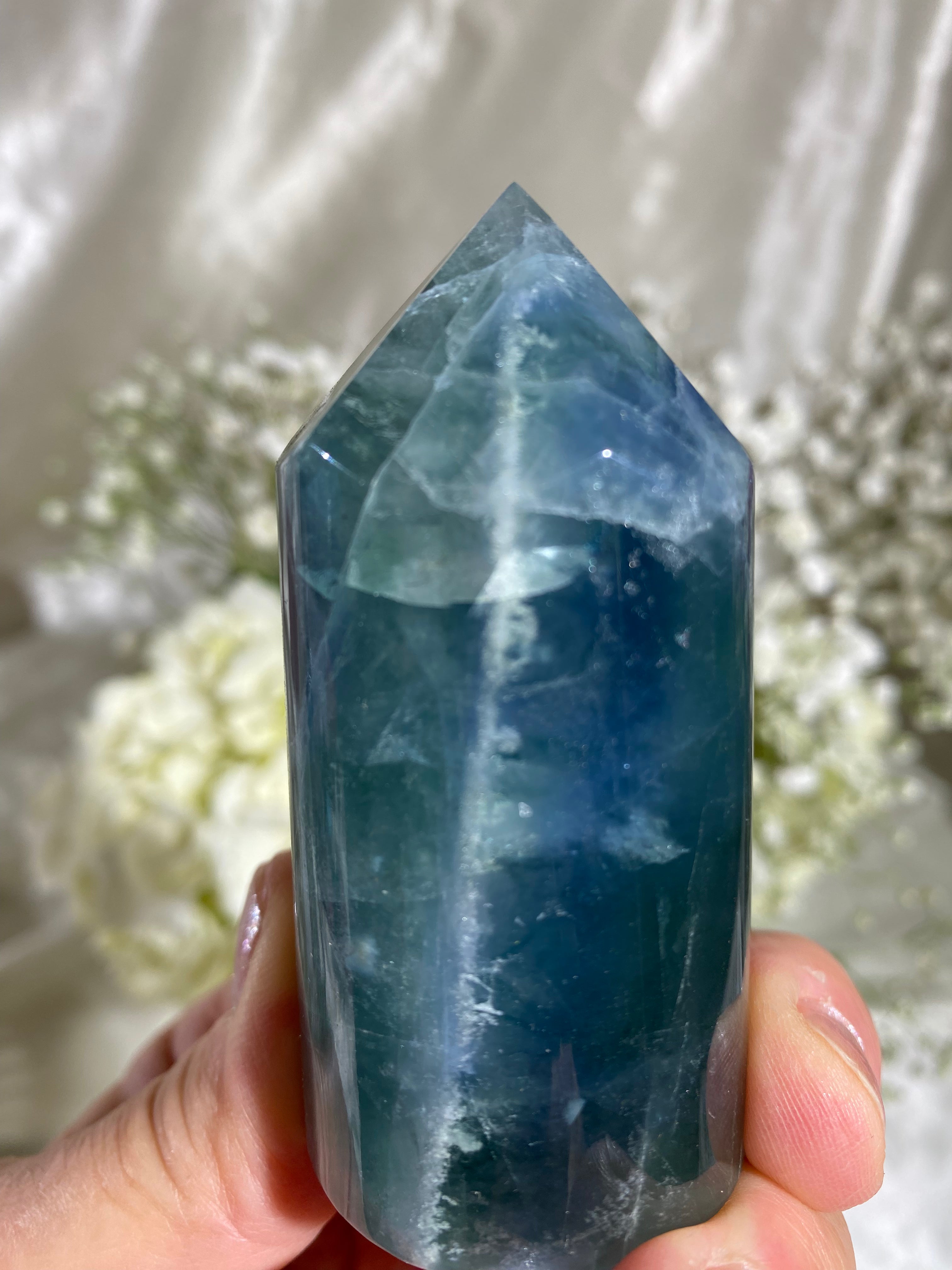 Blue Fluorite Cylinder Tower (FCT)A
