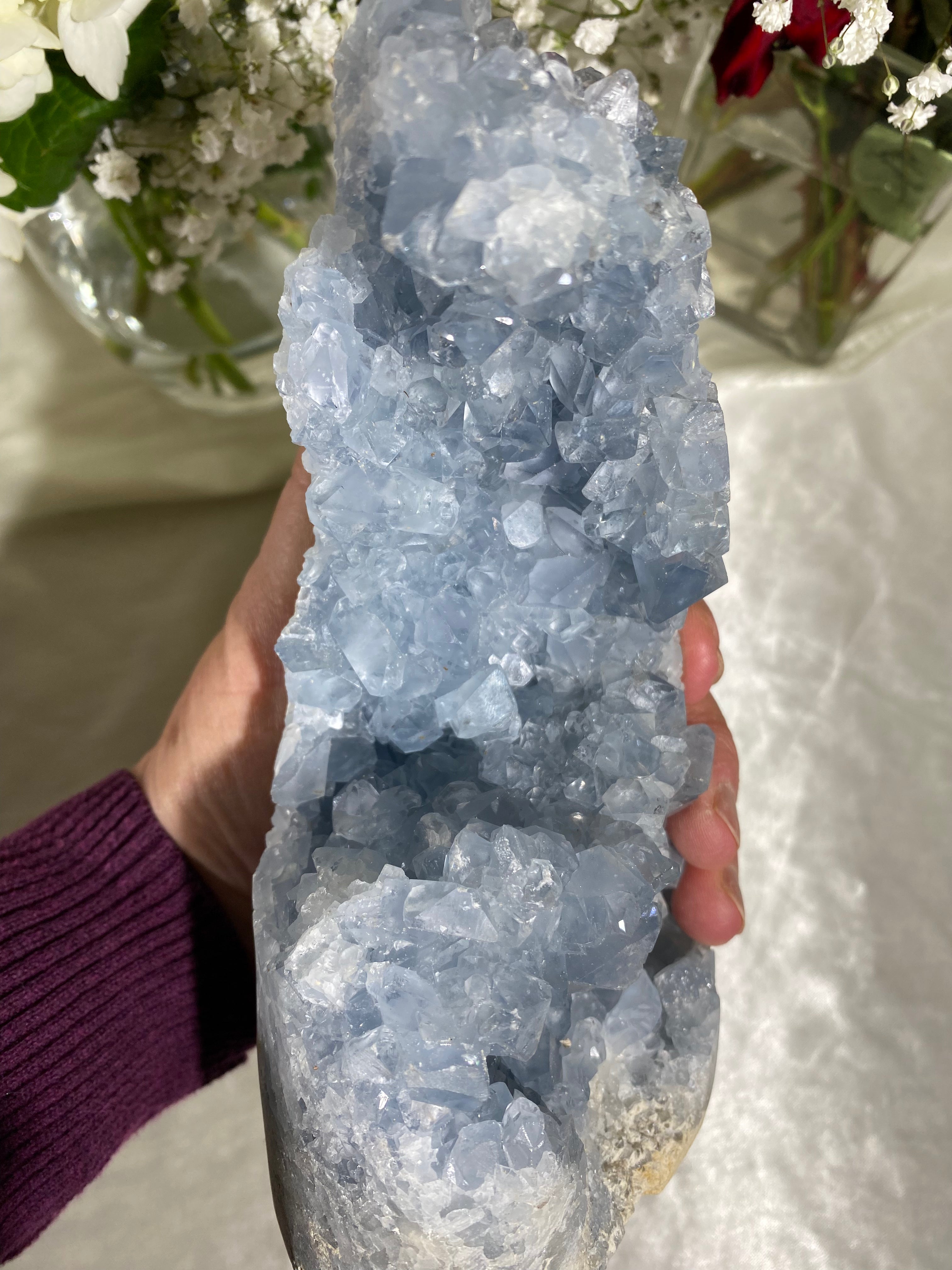 XL Celestite Self-Standing Freeform (FA)