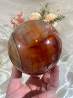 Load image into Gallery viewer, XL Carnelian Sphere (CAS4)
