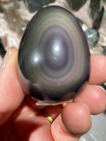 Load image into Gallery viewer, Rainbow Obsidian Egg K
