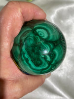 Load image into Gallery viewer, Malachite Sphere (W)
