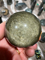 Load image into Gallery viewer, Golden Sheen Obsidian Sphere B
