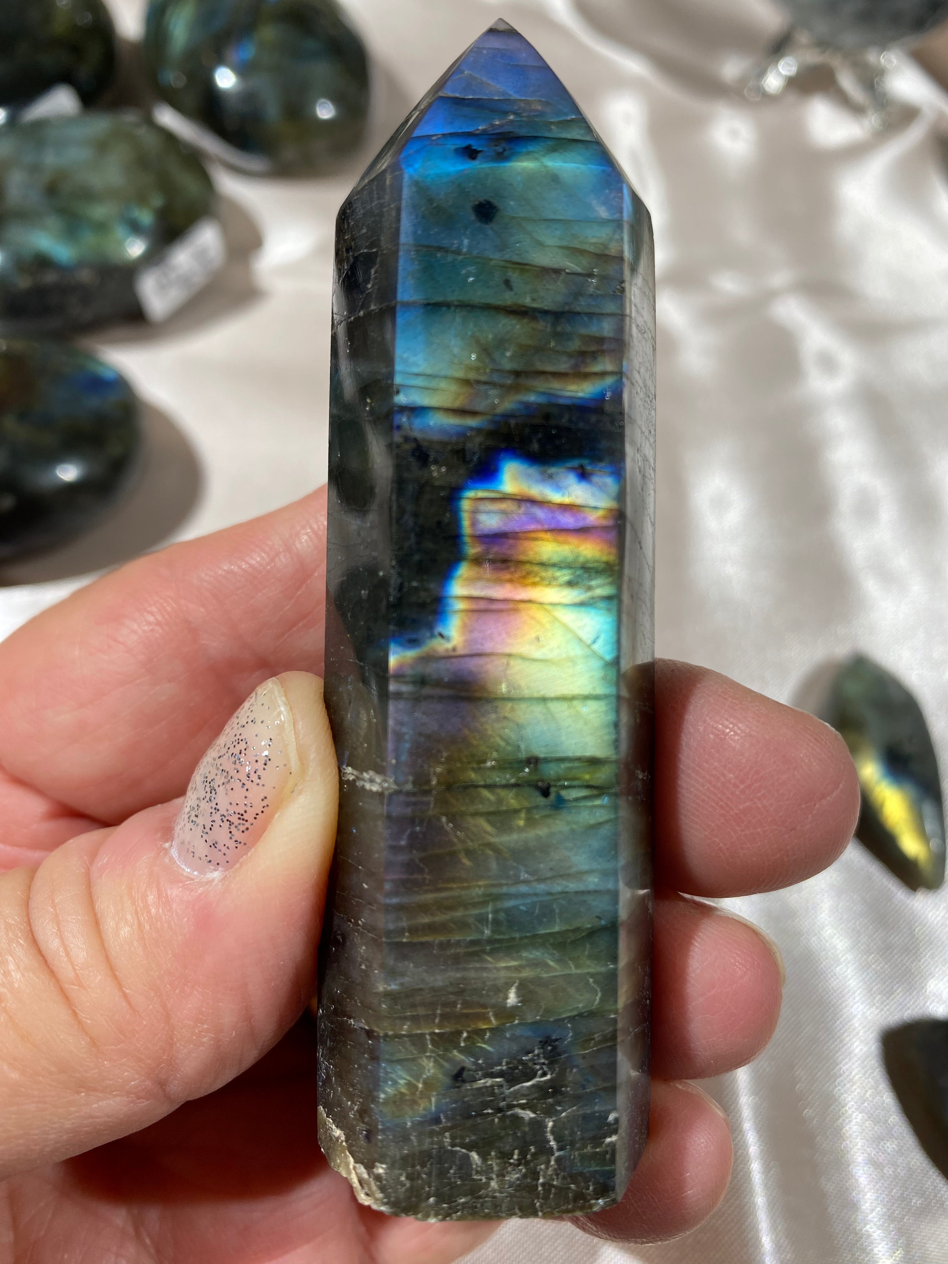 Flash Labradorite Tower (19E)