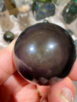 Load image into Gallery viewer, Rainbow Obsidian Sphere G14

