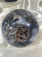 Load image into Gallery viewer, XL Druzy Moss Agate Sphere (XMA1)

