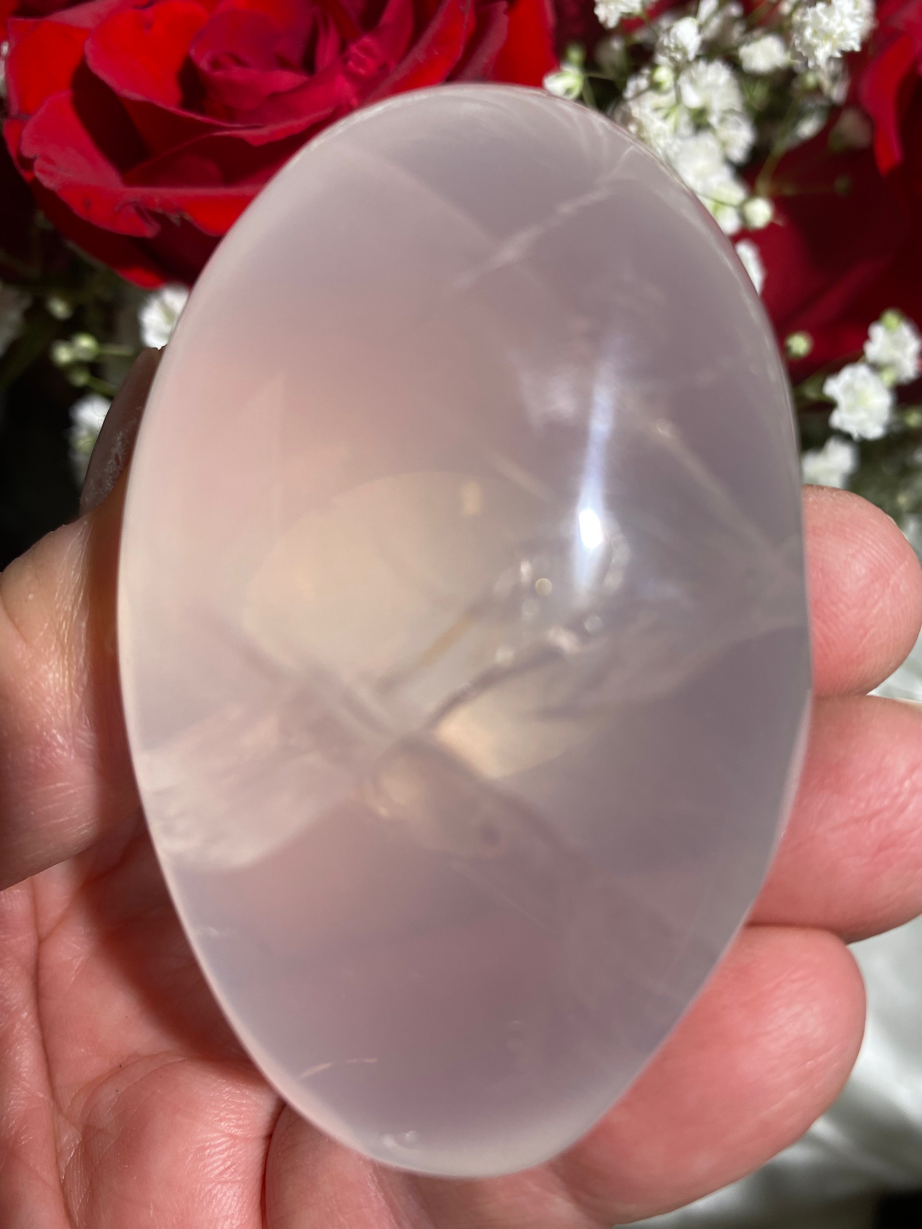 Moon (Girasol) Quartz Palmstone (A)