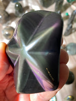 Load image into Gallery viewer, Rainbow Obsidian Star 48B
